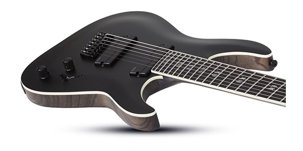 SCHECTER ( シェクター ) / C-7 Multiscale SLS Elite Evil Twin Satin Black画像4
