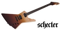 SCHECTER E-1 SLS Evil Twin Antique Fade Burst