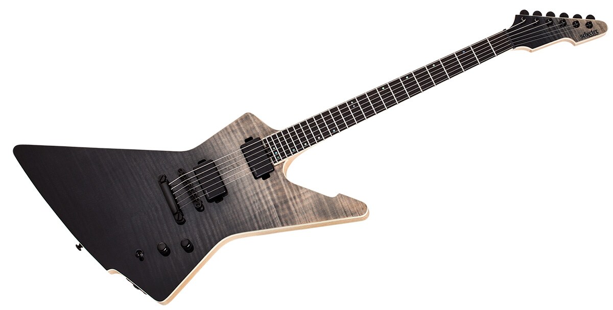 SCHECTER/E-1 SLS Evil Twin Black Fade Burst