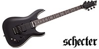 SCHECTER C-1 FR S SLS Evil Twin Satin Black