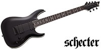 SCHECTER C-7 SLS Evil Twin Satin Black