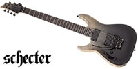 SCHECTER C-7 FR SLS Elite Lefty Black Fade Burst