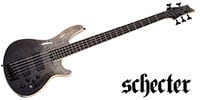 SCHECTER SLS Elite-5 Black Fade Burst