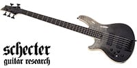 SCHECTER SLS Elite-5 LH Black Fade Burst