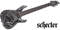 SCHECTER C-8 Multiscale Silver Mountain