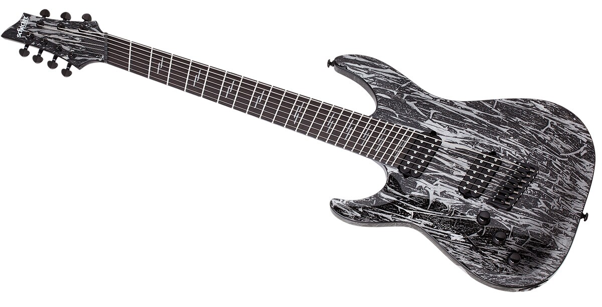 SCHECTER/C-7 Multiscale LH Silver Mountain