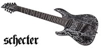 SCHECTER C-8 Multiscale LH Silver Mountain