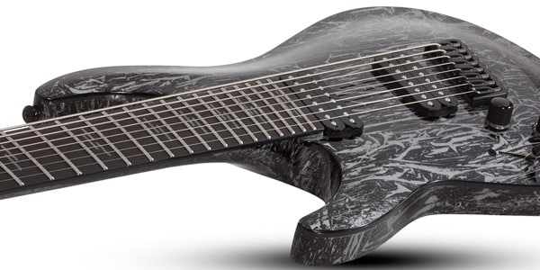 SCHECTER ( シェクター )  / C-8 Multiscale LH Silver Mountain画像7
