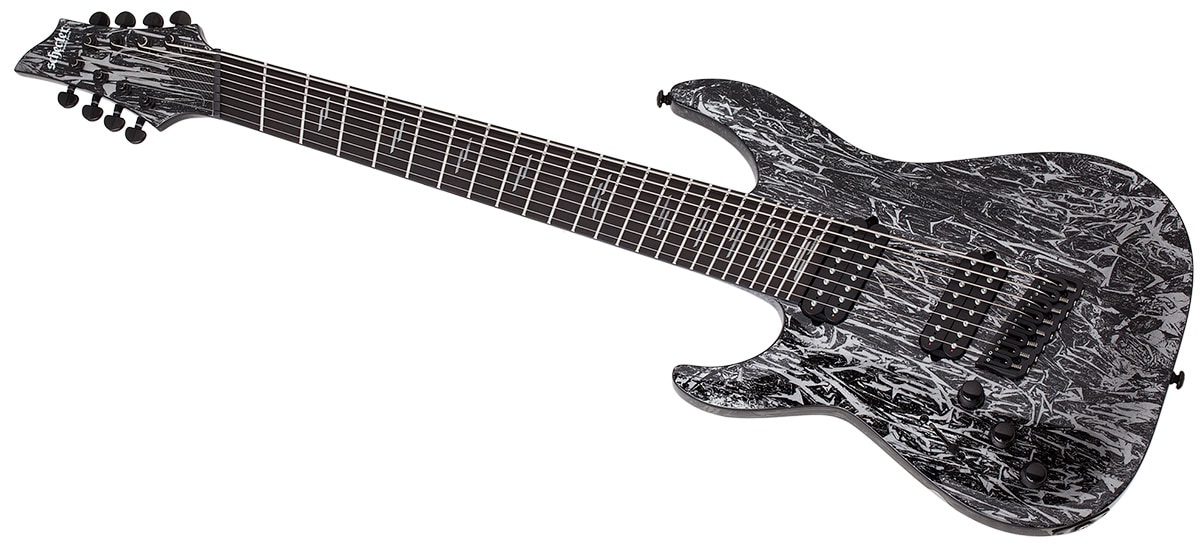 SCHECTER/C-8 Multiscale LH Silver Mountain