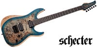 SCHECTER Rraper-6 Satin Sky Burst