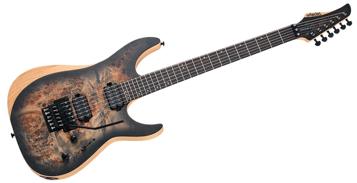 SCHECTER/Reaper-6 FR Satin Charcoal Burst