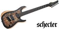 SCHECTER Reaper-7 Multiscale Satin Charcoal Burst