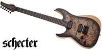 SCHECTER Reaper-6 LH Satin Charcoal Burst