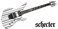 SCHECTER / SYN STANDARD WHT/BLK