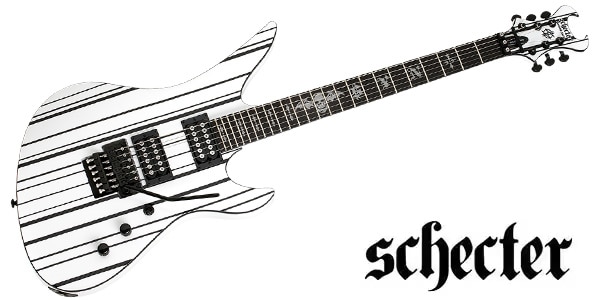 SCHECTER / SYN STANDARD WHT/BLK