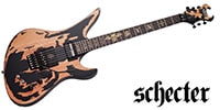 SCHECTER / Synyster Custom-S Distressed Distressed Satin Black