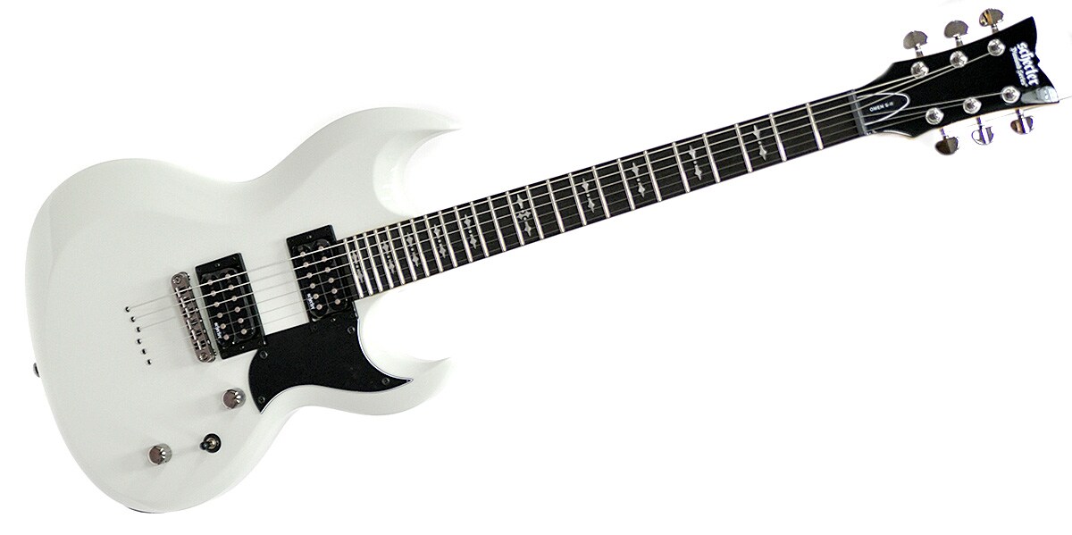 SCHECTER/OMEN S-II WHT