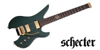 SCHECTER / Synyster Gates Custom-7 TR Headless Oak Green Metallic