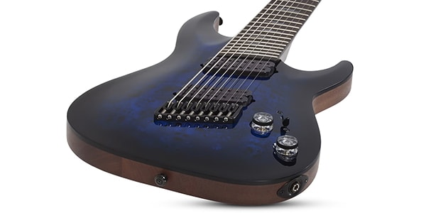 SCHECTER ( シェクター )  / Omen Elite-8 Multiscale See-Thru Blue Burst画像3