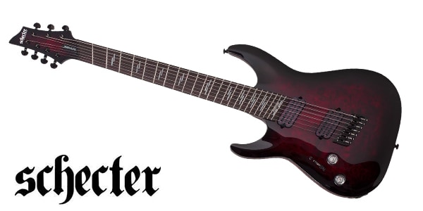 SCHECTER ( シェクター )  / Omen Elite-7 MS LH Black Cherry Burst