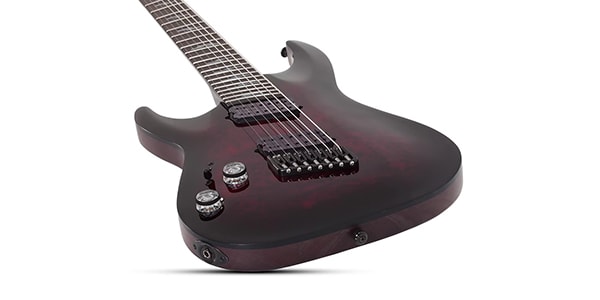 SCHECTER ( シェクター )  / Omen Elite-7 MS LH Black Cherry Burst画像2