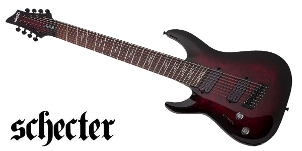 SCHECTER ( シェクター )  / Omen Elite-8 MS LH Black Cherry Burst