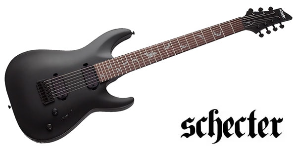SCHECTER ( シェクター ) Damien-7 Satin Black 送料無料 | サウンドハウス