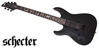 SCHECTER / Damien-6 LH Satin Black