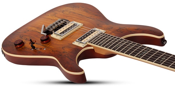 SCHECTER ( シェクター )  / C-1 Exotic Spalted Maple SNVB画像2