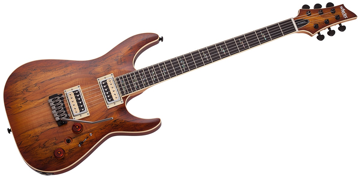 SCHECTER/C-1 Exotic Spalted Maple SNVB