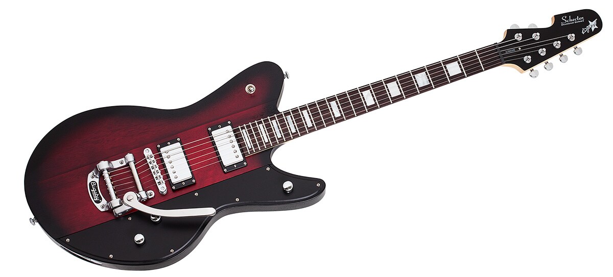 SCHECTER/Robert Smith UltraCure Red Burst