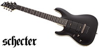 SCHECTER DEMON-7 LH Satin Black 7弦ギター　レフティ