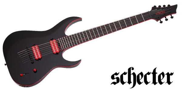 SCHECTER ( シェクター )  / Sunset-7 Red Dawn Gloss Black