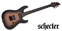 SCHECTER / C-1 Standard Plus (Ebony) Ember Burst