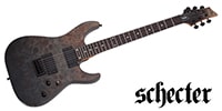 SCHECTER / C-1 Standard Black Fade Burst Burl