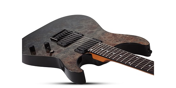 SCHECTER ( シェクター )  / C-1 Standard Black Fade Burst Burl画像4