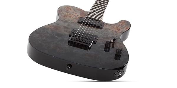 SCHECTER / PT Standard Black Fade Burst Burl画像3