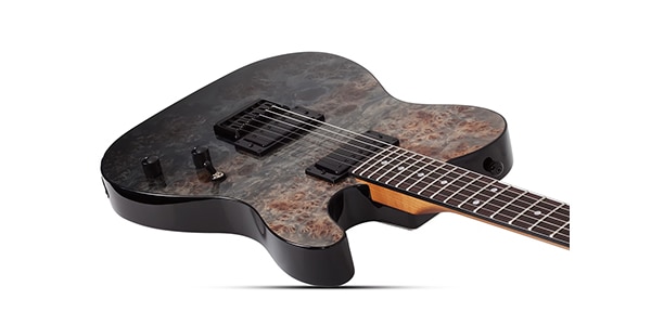 SCHECTER / PT Standard Black Fade Burst Burl画像4