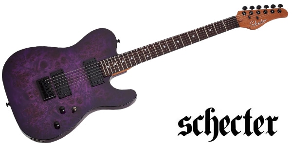 SCHECTER ( シェクター ) PT Standard Purple Burst Burl 送料無料