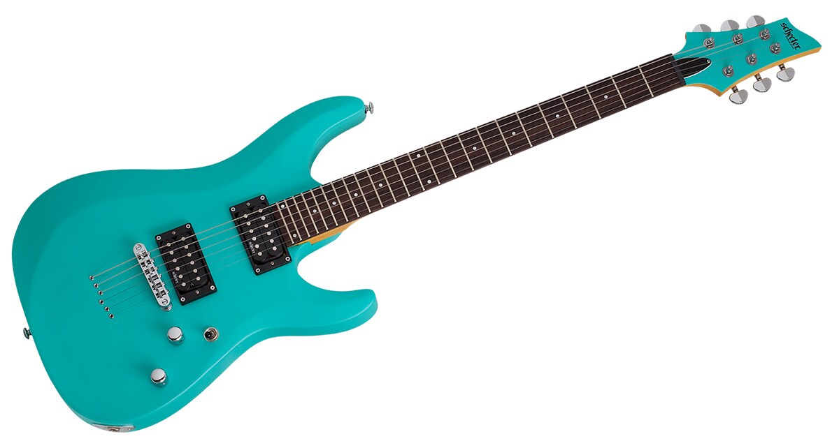 SCHECTER/C-6 Deluxe Satin Aqua