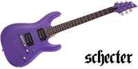 SCHECTER C-6 Deluxe Satin Purple