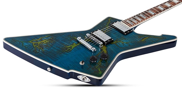 SCHECTER ( シェクター )  / E-1 Electro-Resin Transparent Blue画像3