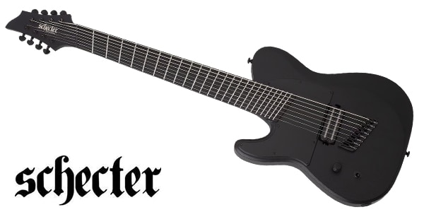 SCHECTER / PT-8 MS Black Ops LH Satin Black Open Pore