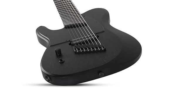 SCHECTER / PT-8 MS Black Ops LH Satin Black Open Pore画像2