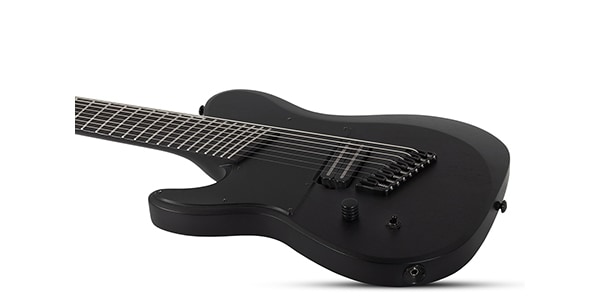 SCHECTER / PT-8 MS Black Ops LH Satin Black Open Pore画像3