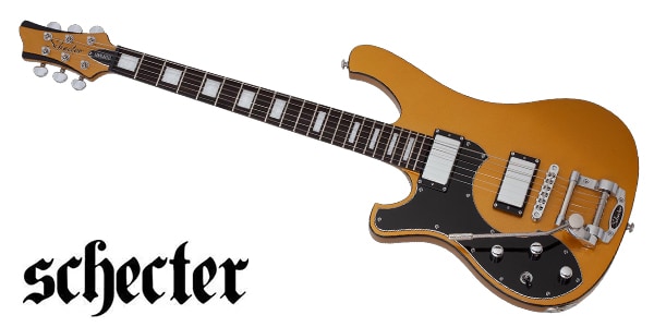 SCHECTER ( シェクター ) Stargazer-6 Vibrato LH Metallic Gold 送料
