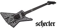SCHECTER / E-1 FR Przym Palladium Gloss Black