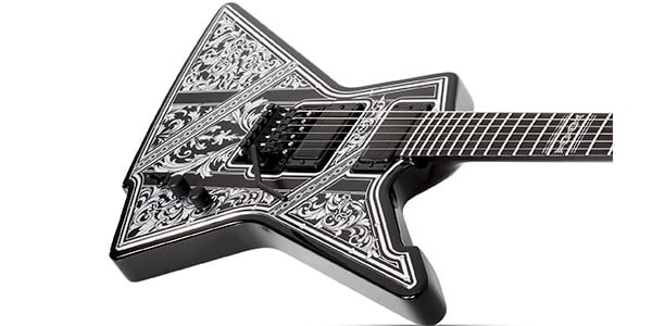 SCHECTER ( シェクター )  / E-1 FR Przym Palladium Gloss Black画像4