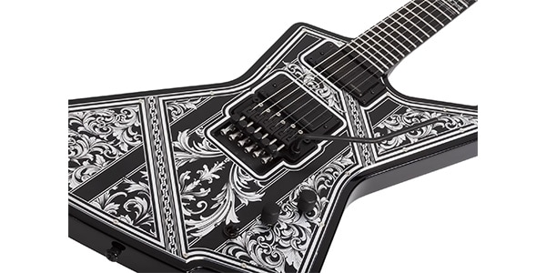 SCHECTER ( シェクター )  / E-1 FR Przym Palladium Gloss Black画像5