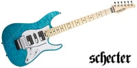 SCHECTER SD-2-24-AL Maple Aqua Blue